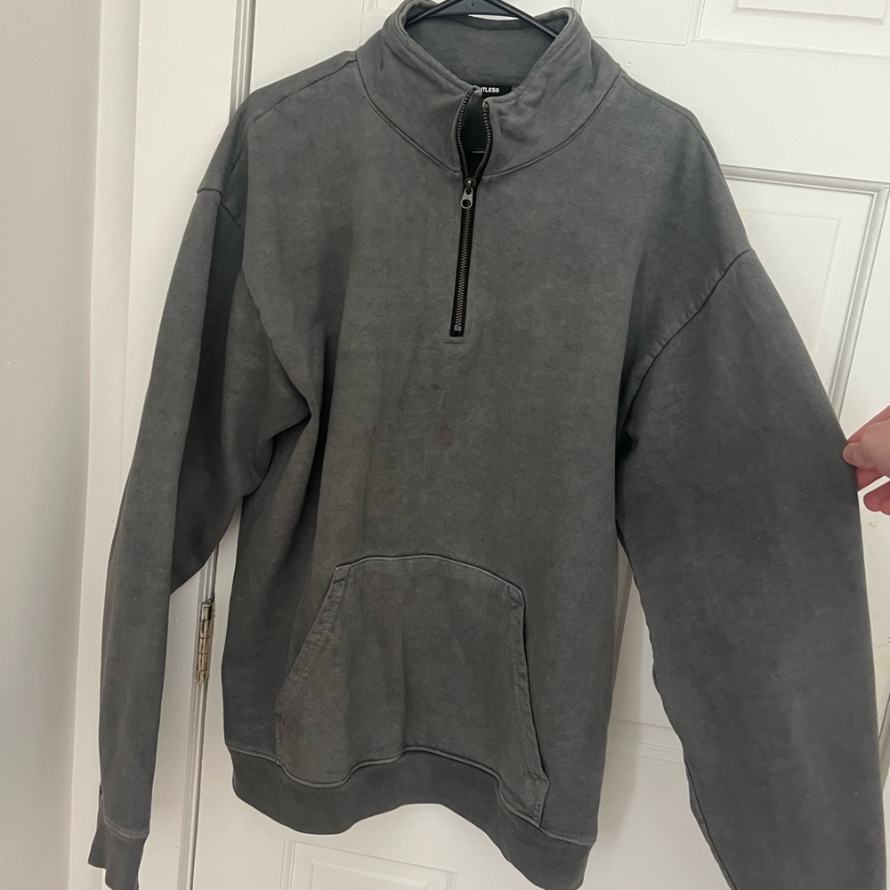 Talentless Mock-neck half zip